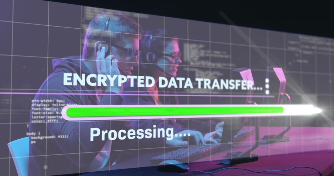 Digital Data Encryption During Team Communication