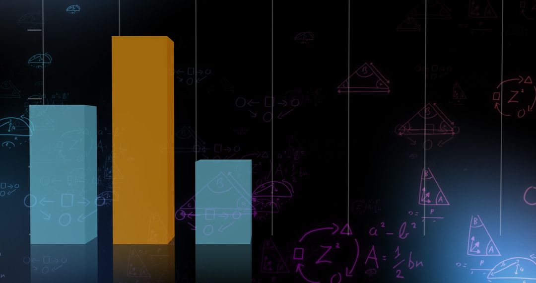 Colorful Bar Graphs and Mathematical Formulas in Data Analysis Education