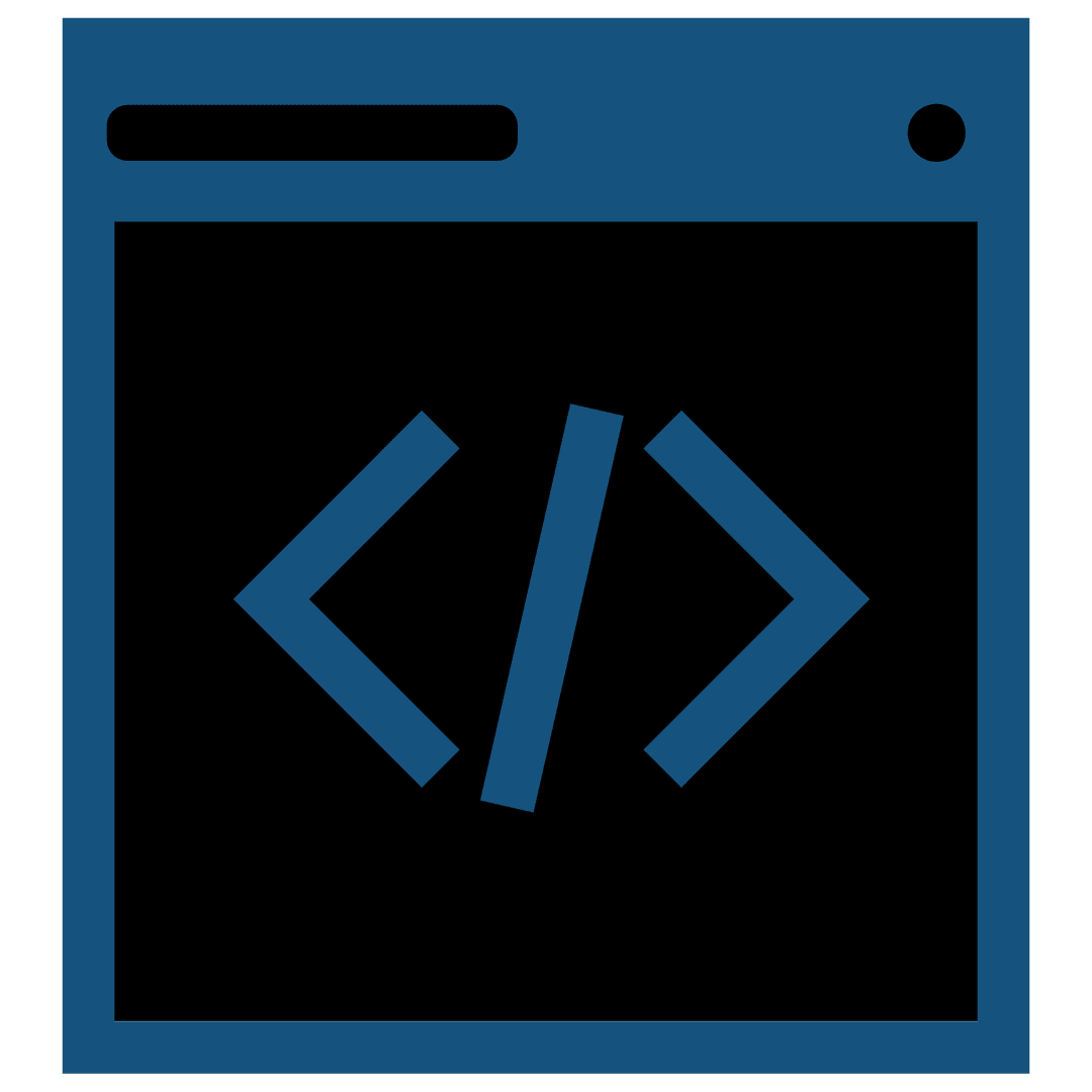 Transparent Digital Illustration of Code Symbols on Screen