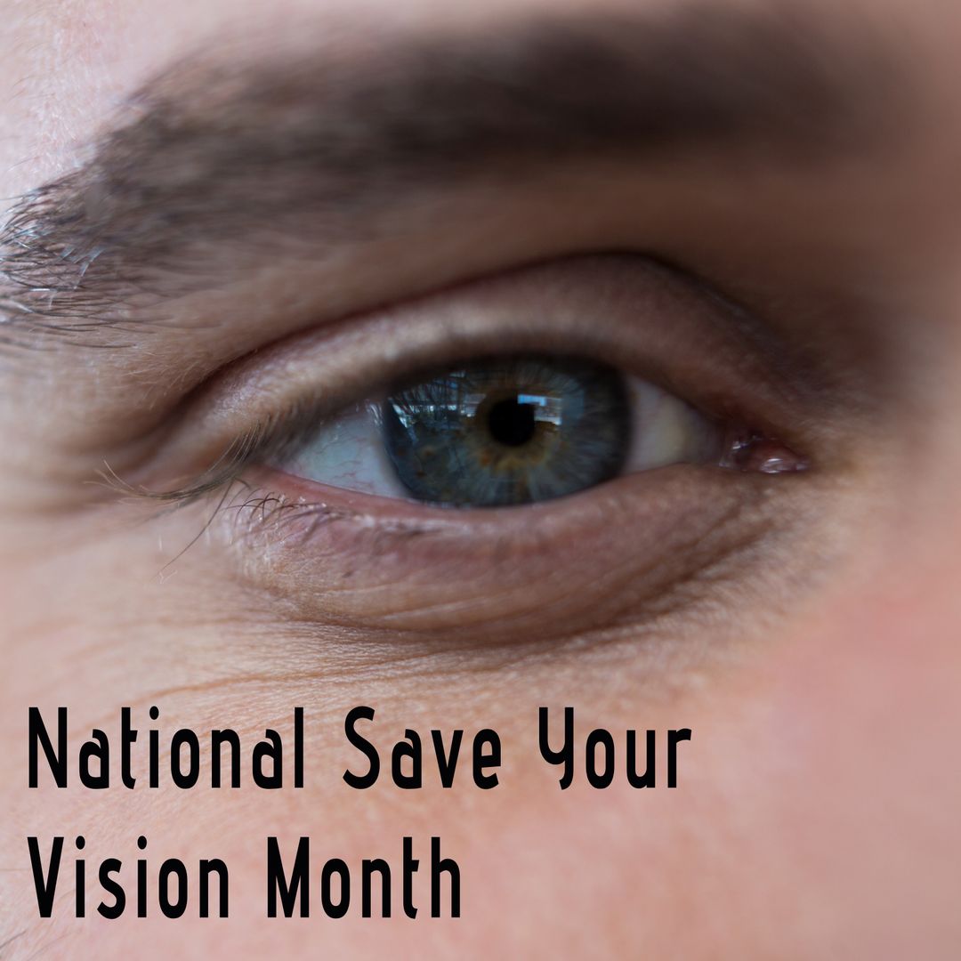 Close-Up of Human Eye Symbolizing Vision Health Awareness