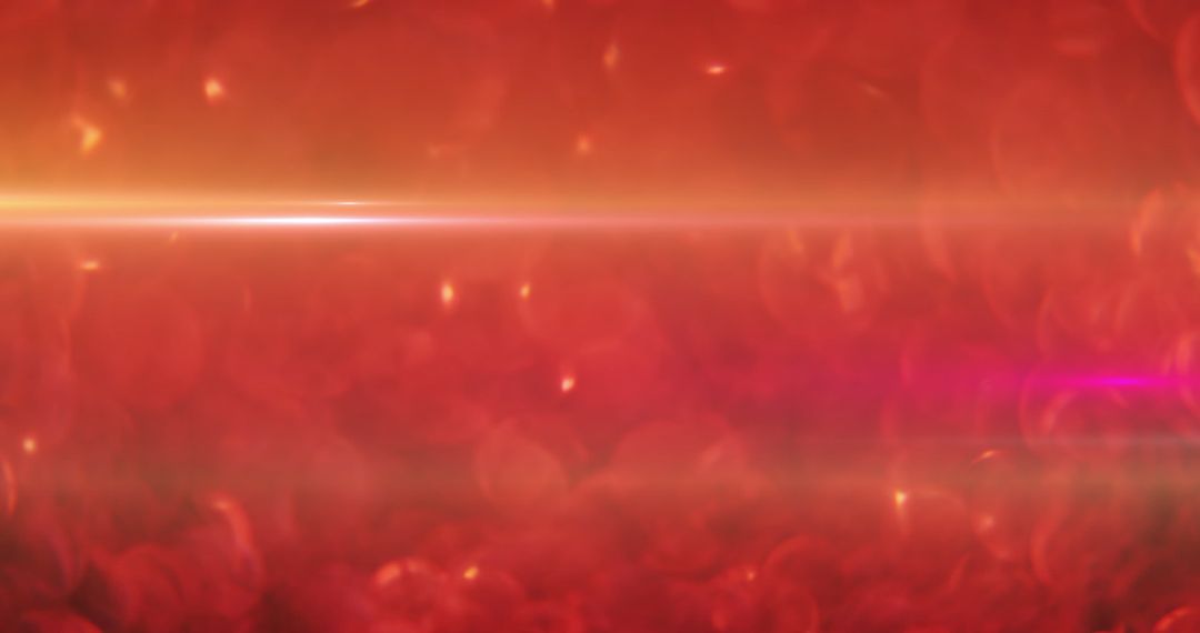 Vibrant Red Abstract Background with Light Streaks and Bokeh