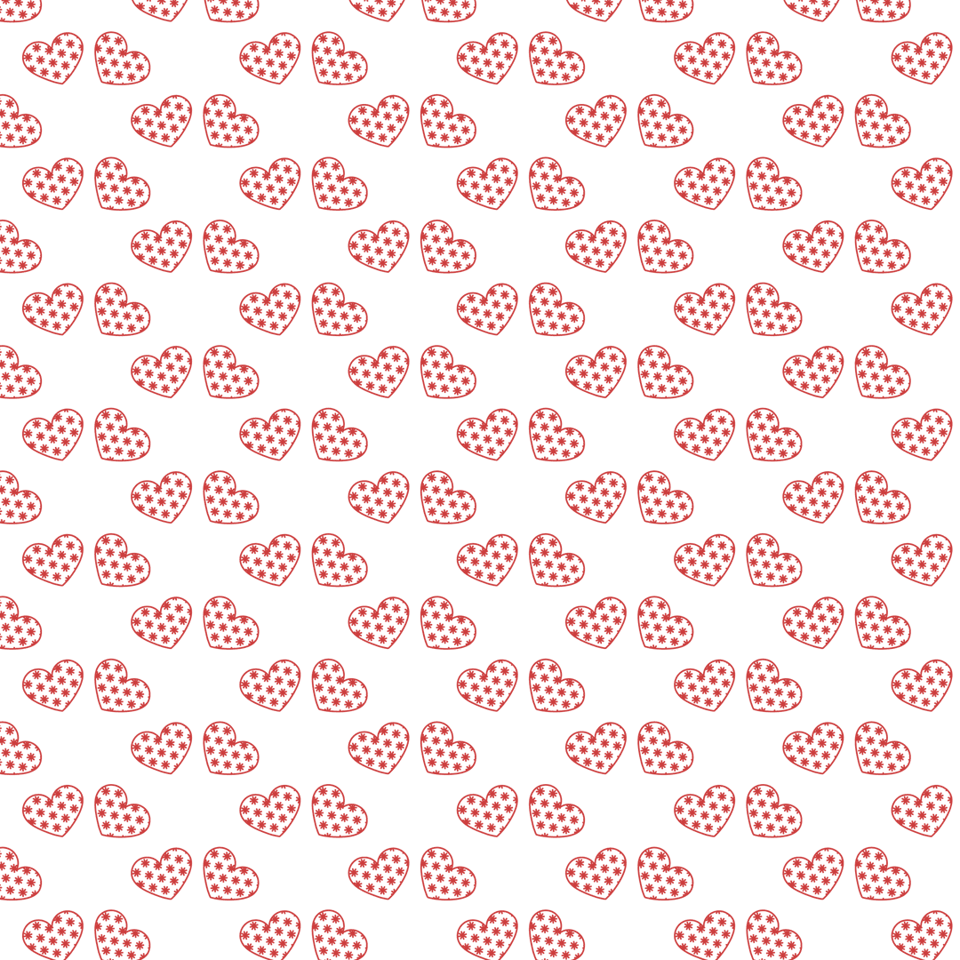 Seamless Red Heart Pattern with Dots on Transparent Background - Download Free Stock Images Pikwizard.com
