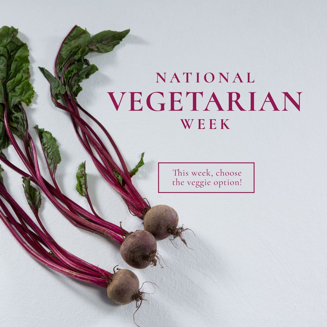 Fresh Beetroot Vegetables for National Vegetarian Week Campaign