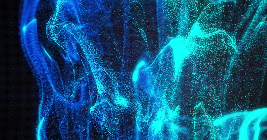 Digital Wave Network Globe on Dark Background