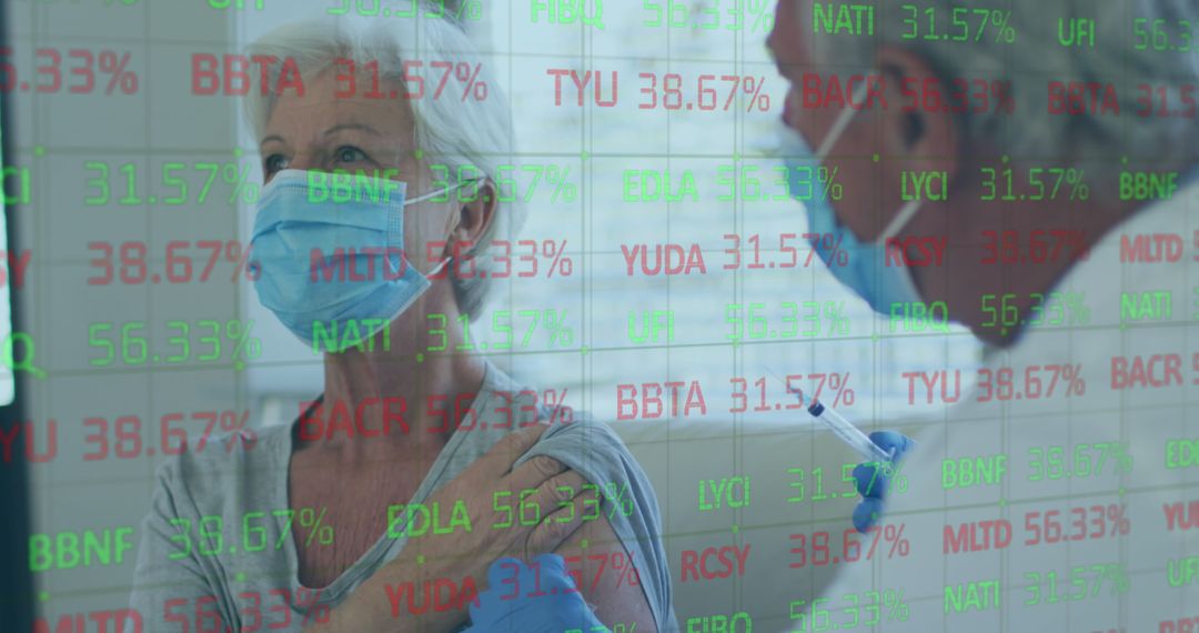 Healthcare and Data Analytics During Pandemic with Vaccination and Stock Metrics