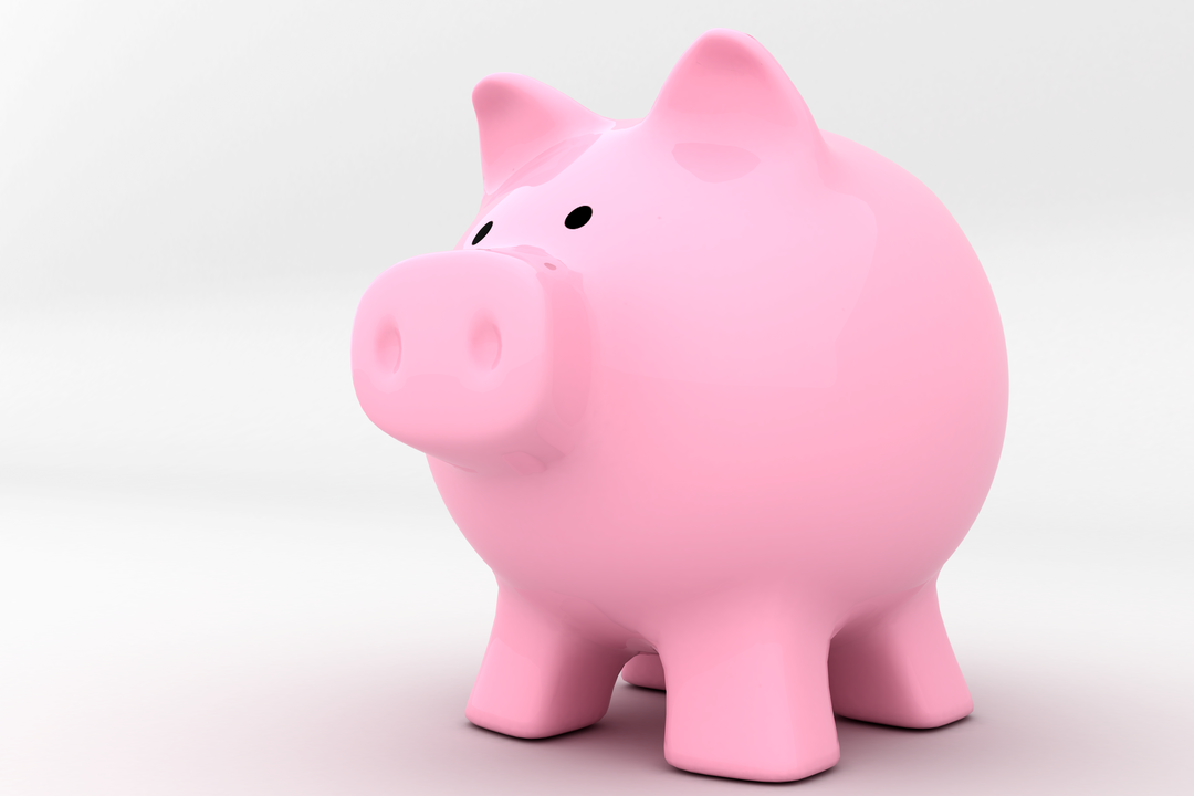 Transparent Background of Cute Pink Piggy Bank for Savings Concept - Download Free Stock Images Pikwizard.com