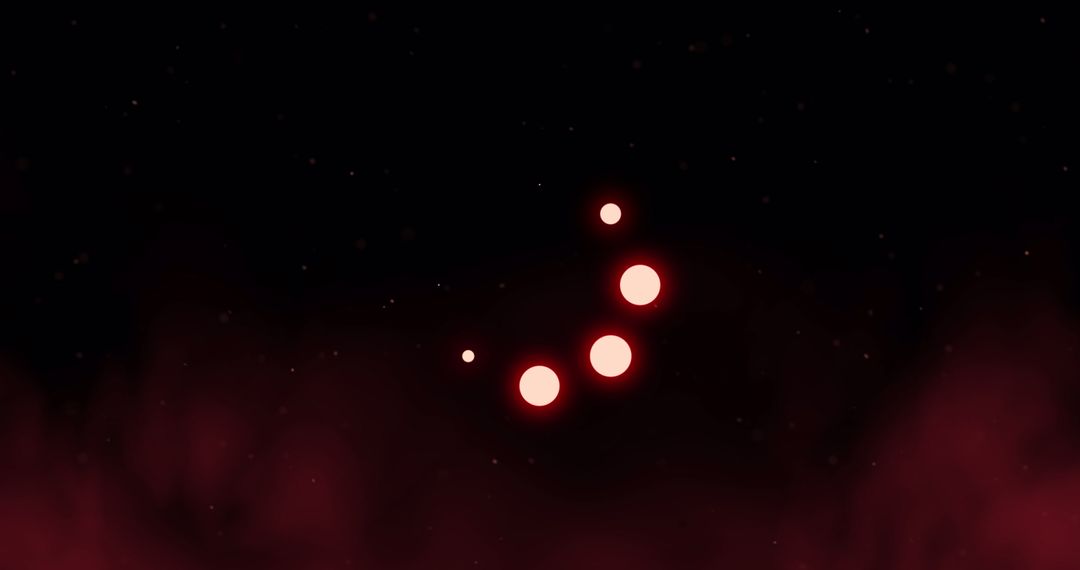 Glowing Loading Circle on Dark Background