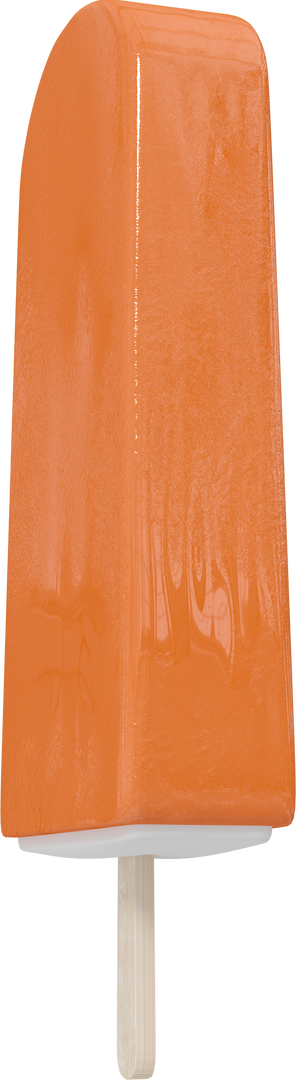 Transparent Orange Ice Pop Illustration Isolated With Smooth Textures - Download Free Stock Images Pikwizard.com