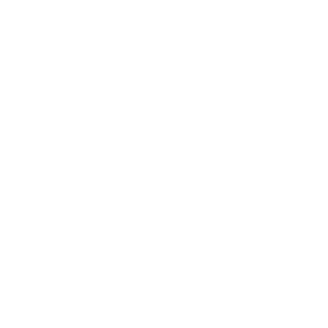 Transparent Map Pin Pattern Grid with White Icons