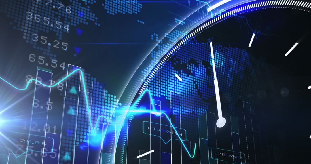 Global Data Analytics and Digital Connections Concept