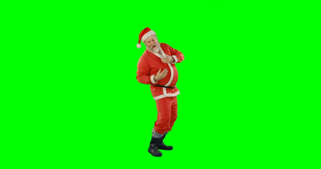 Dancing Santa Claus on Green Screen Background - Free Images, Stock Photos and Pictures on Pikwizard.com