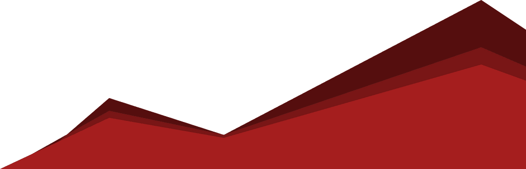 Red Abstract Shapes on Transparent Background
