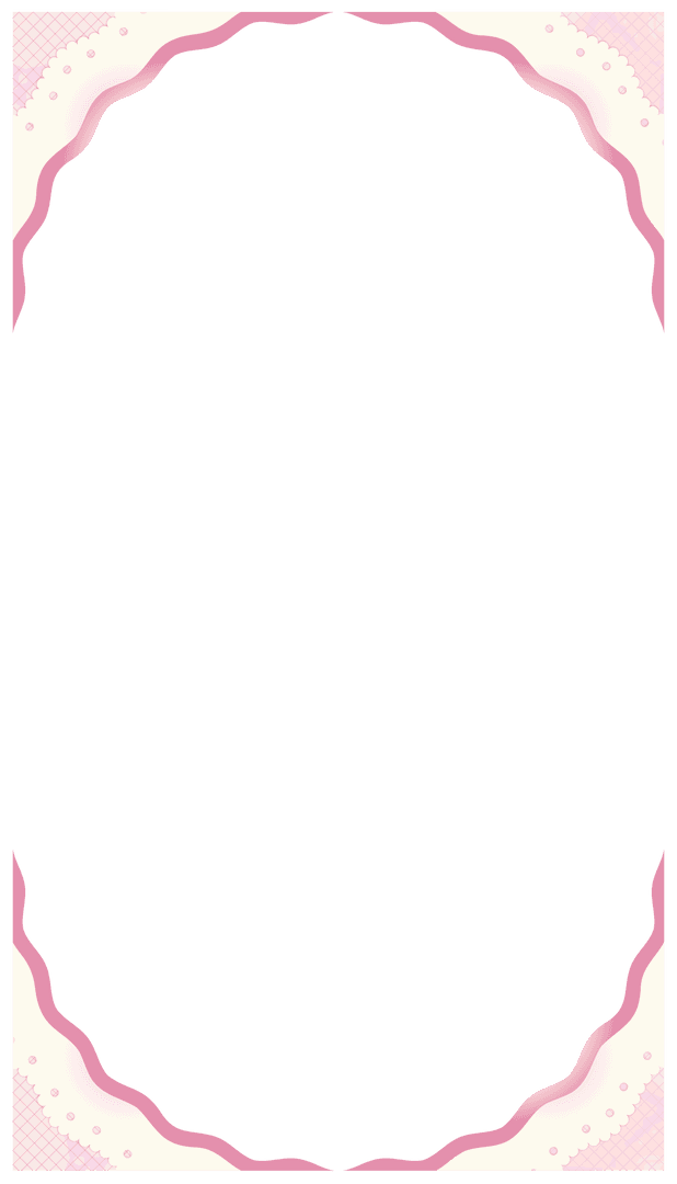 Ornate Vintage Flat Scalloped Frame with Transparent Center