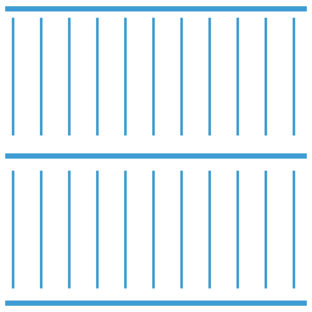 Transparent Digital Illustration of Blue Parallel Lines