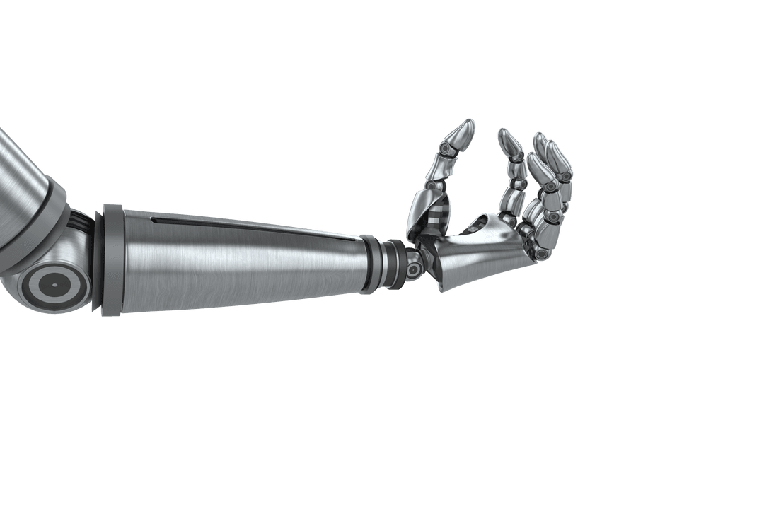transparent 3d robot hand with chrome finish - Download Free Stock Images Pikwizard.com