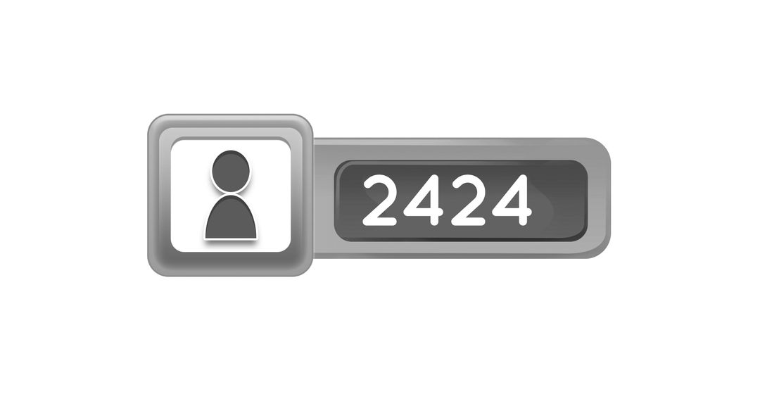 Follower Count Increasing in Gray Box Icon