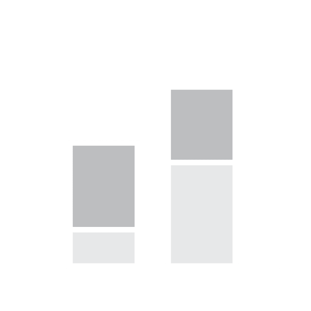 Transparent Vertical Bar Chart for Business Analysis