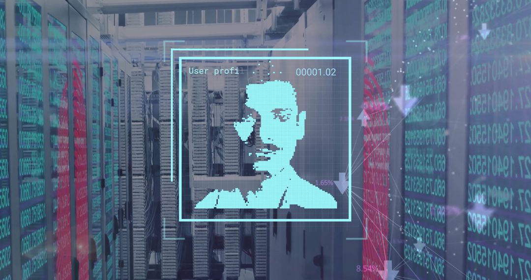 Biometric Data Processing in Computer Server Environment