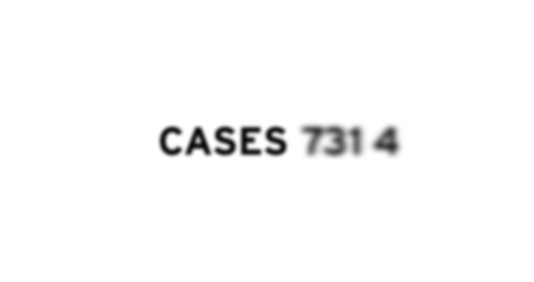 Dynamic Text Depicting Increasing Cases on White Background