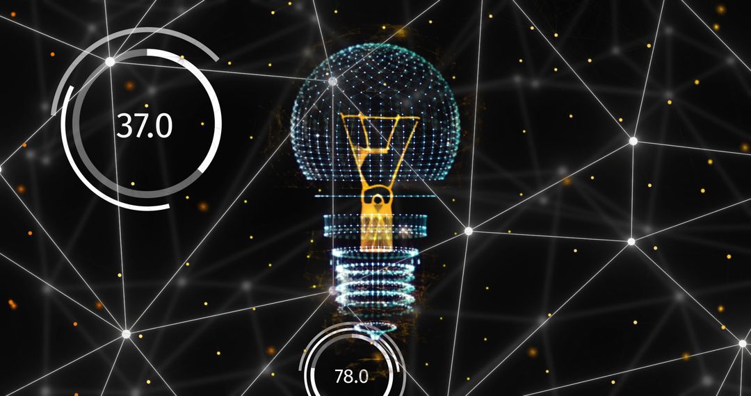 Innovative Digital Lightbulb with Data Network Connections