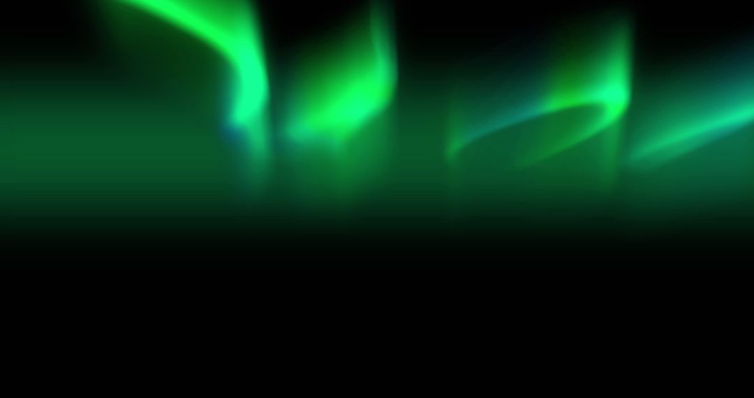 Stunning Green Aurora Borealis Display in Night Sky - Free Images, Stock Photos and Pictures on Pikwizard.com