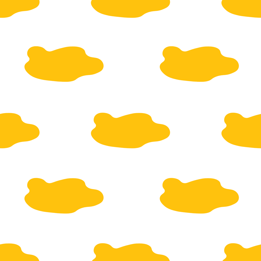 Yellow Cloud Pattern on Transparent Background for Design Projects - Download Free Stock Images Pikwizard.com