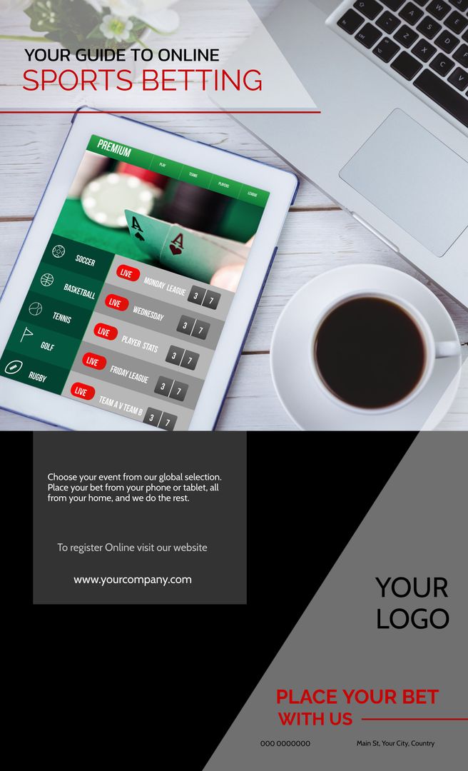 Online Sports Betting Interface Promoting Accessibility and Comfort