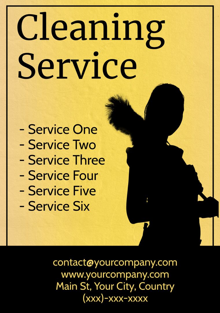 Professional Cleaning Services Advertisement Design