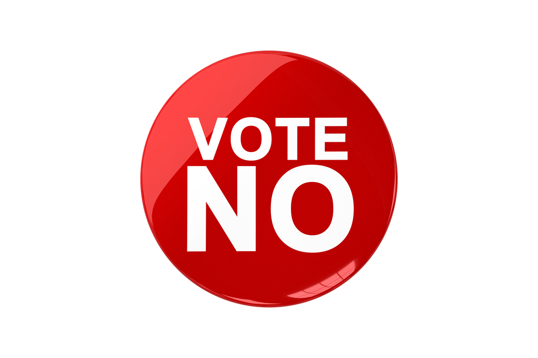 Digital Vote No Badge on Transparent Background for Political Patriotism - Download Free Stock Images Pikwizard.com