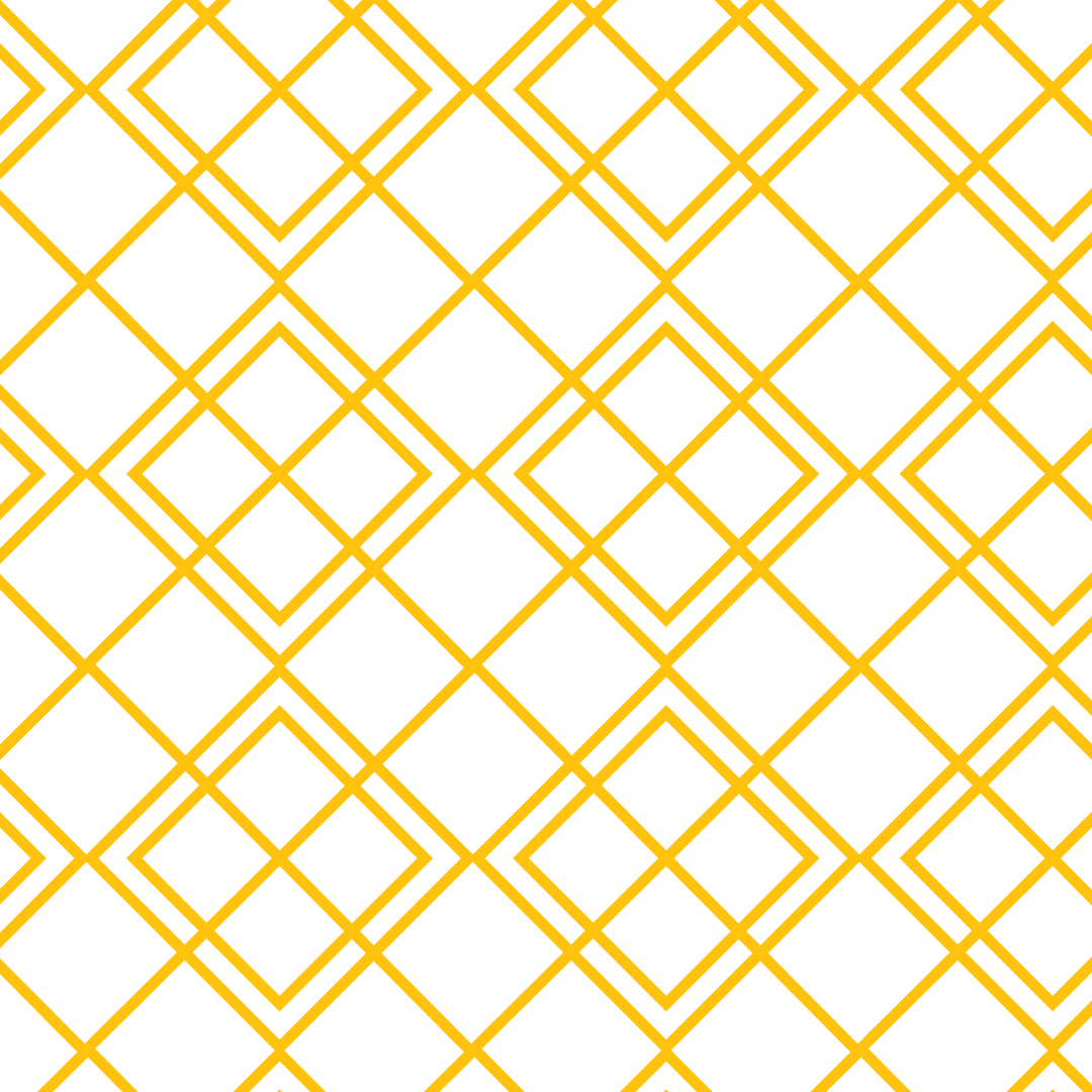 Yellow Diamond Pattern on Transparent Background for Design Projects