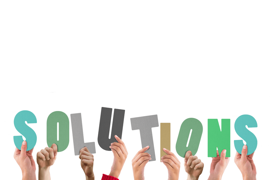 Hands Holding Solutions Transparent Background