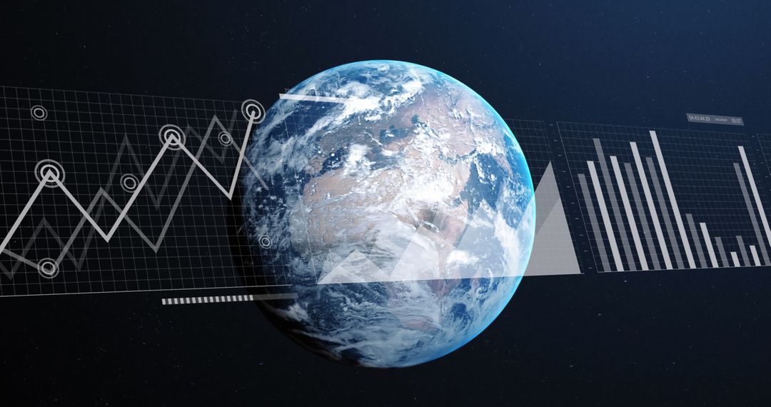 Global Statistics and Data Visualization Over Earth