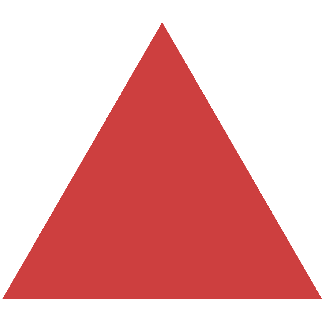 Red Triangle on Transparent Background Symbolizing Simplicity - Download Free Stock Images Pikwizard.com