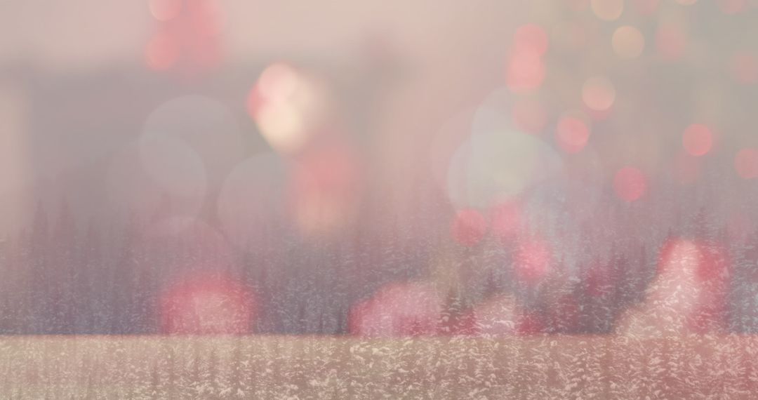 Enchanting Christmas Tree with Fairy Lights Reflecting Winter Magic