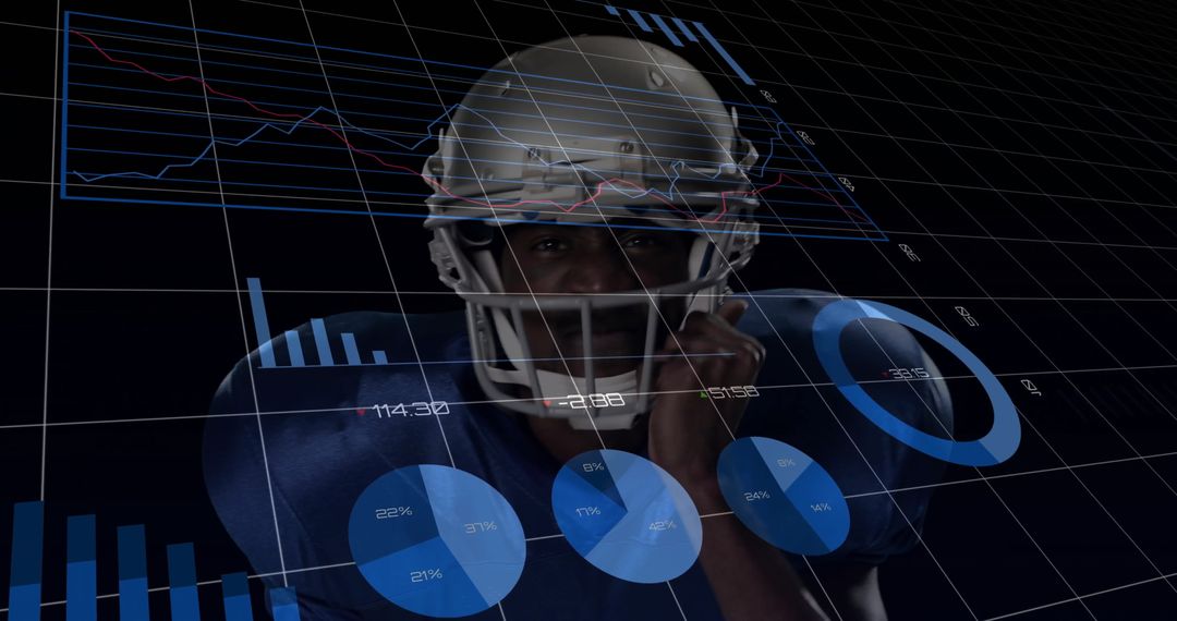 Football Player in Interactive Virtual Analytics Studio