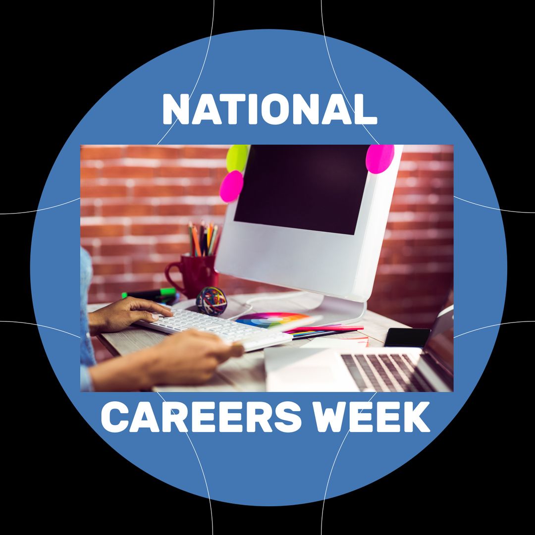 Creative Workspace Focused on National Careers Week Design