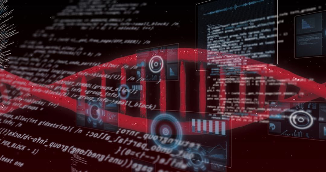 Digital DNA Strand with Data Interface Concept