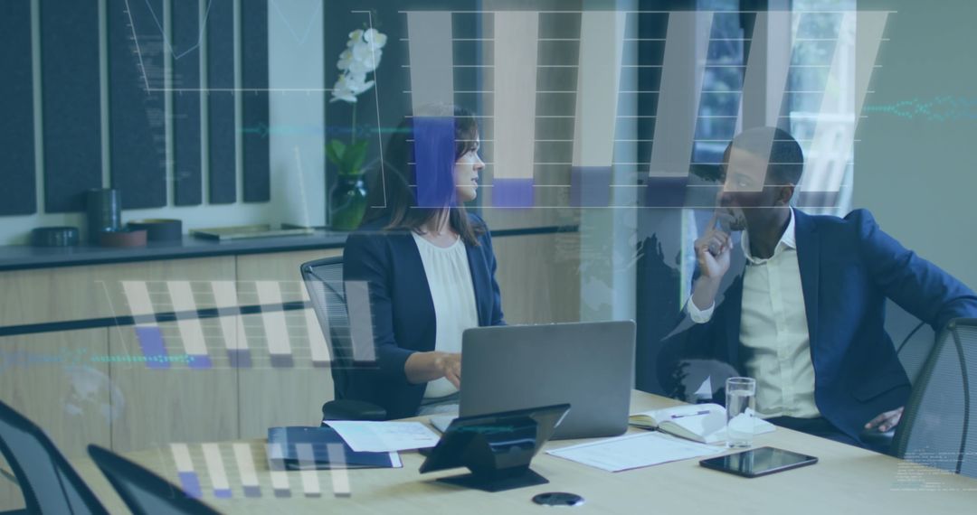 Collaboration and Data Analysis in Modern Office