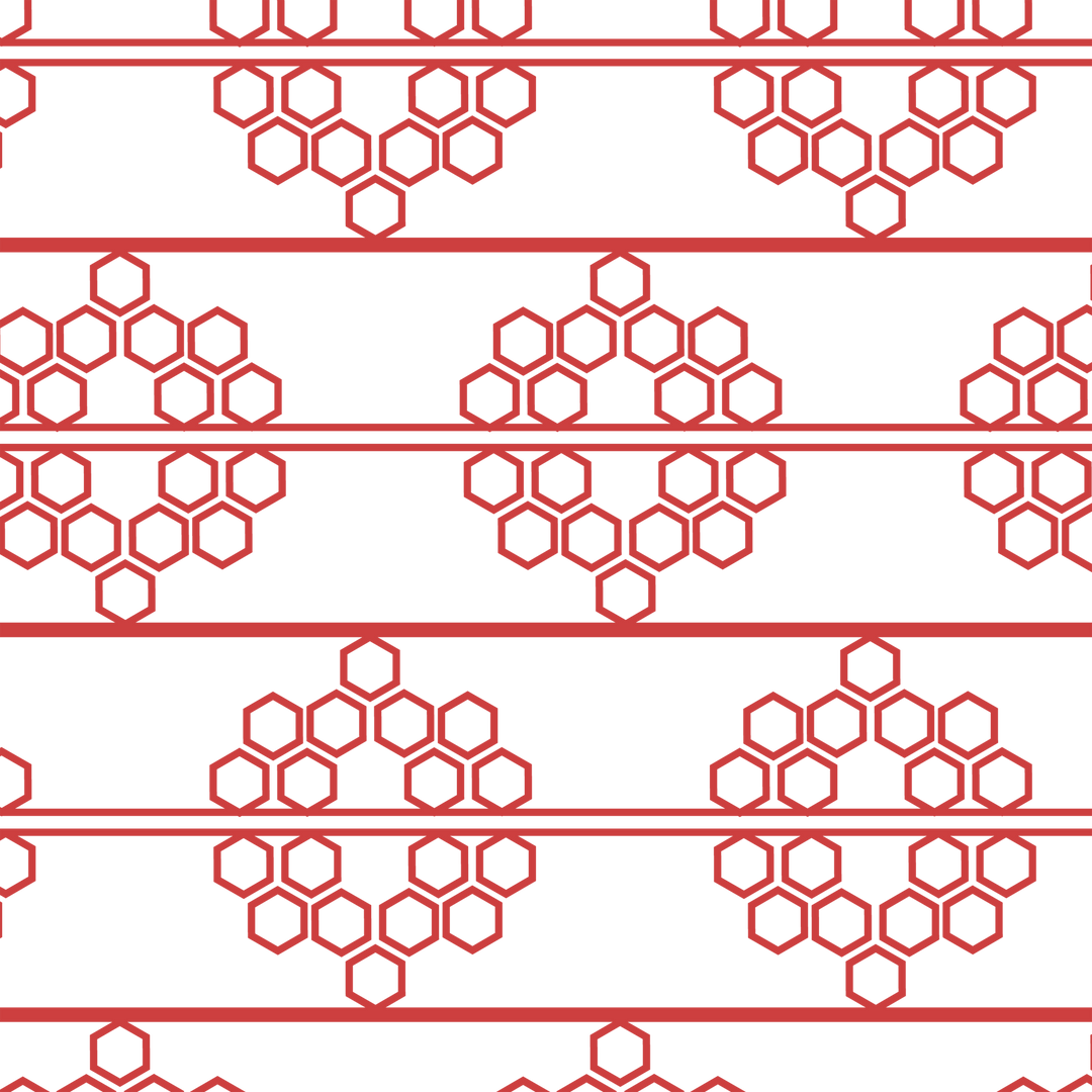 Repeating Red Hexagon Pattern on Transparent Background - Download Free Stock Images Pikwizard.com