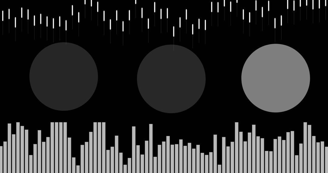 Abstract Digital Interface Design with Circular Shadows