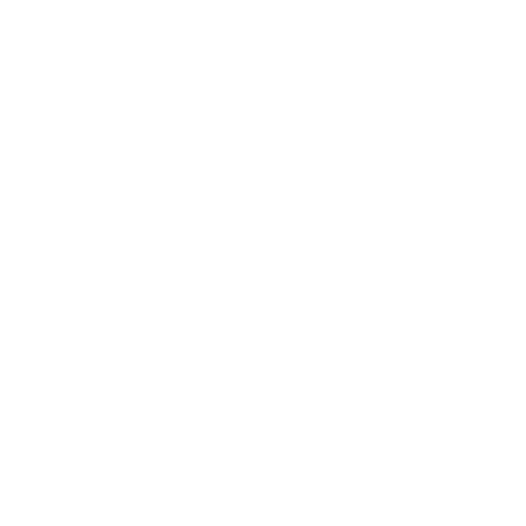 White Curved Arrow on Transparent Background for Directional Guides