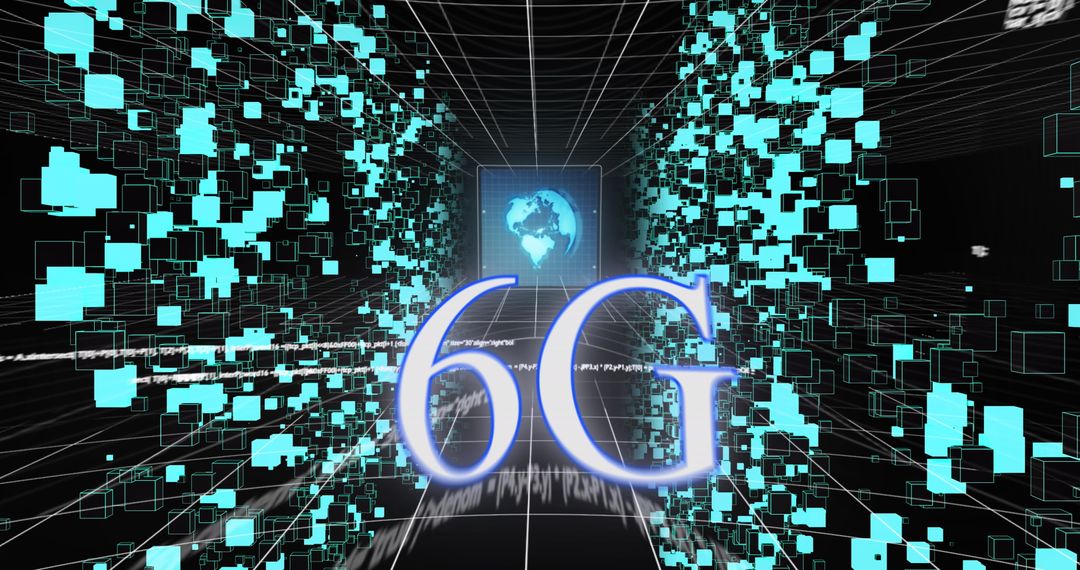 Innovative 6G Network Technology Concept with Digital Globe