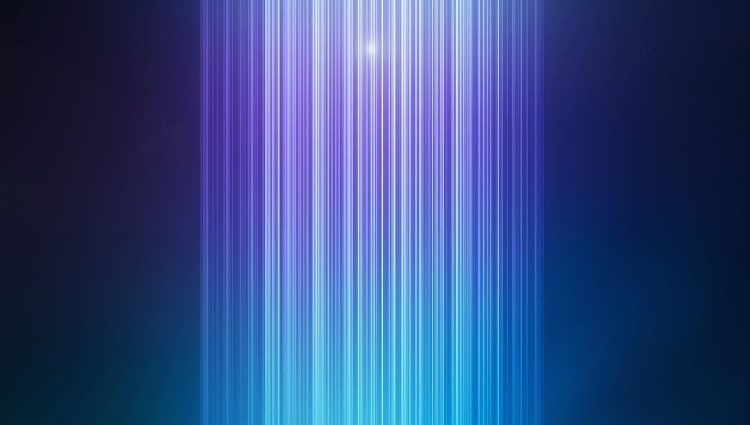 Futuristic Vertical Light Beams with Neon Glow