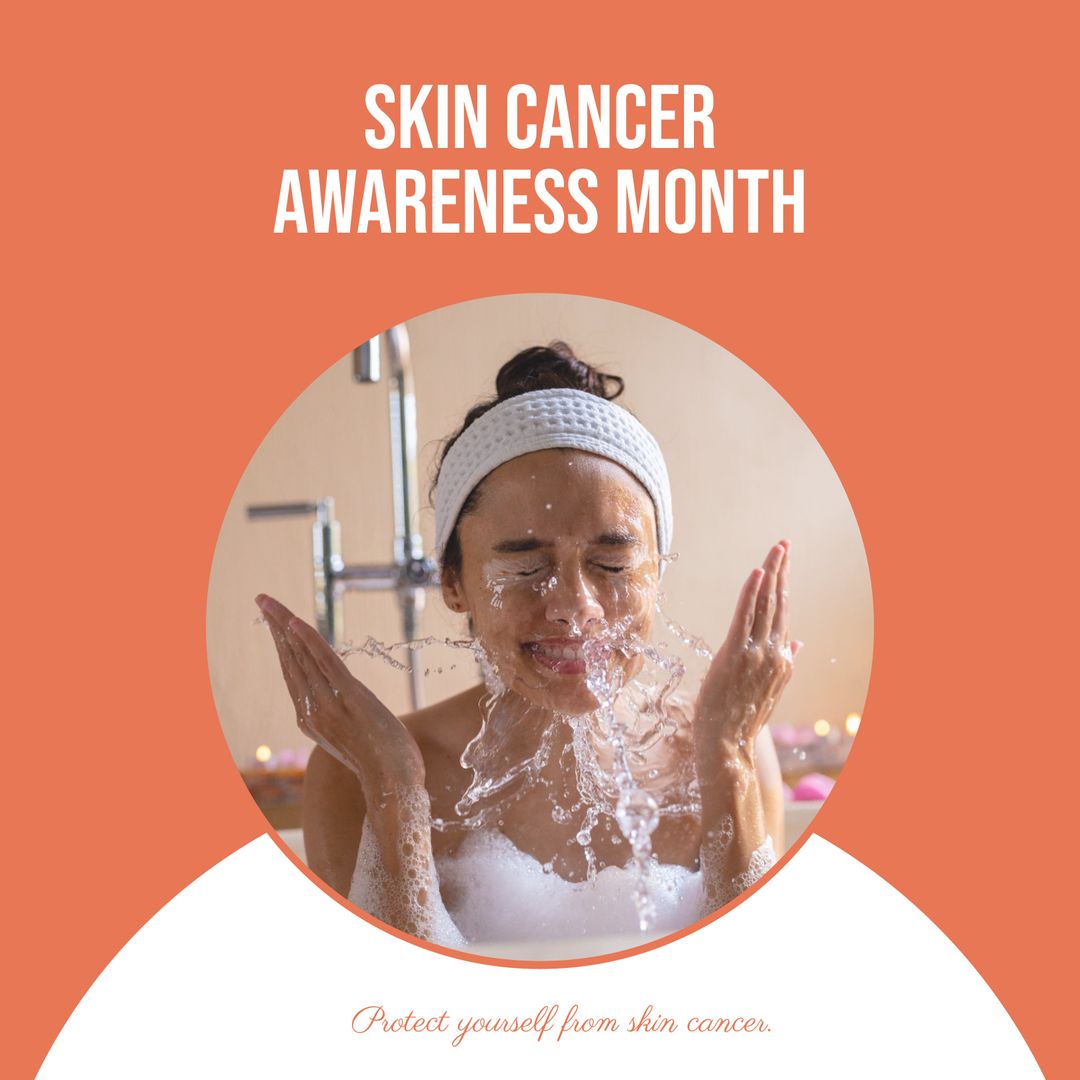 Woman Enjoying Refreshing Skincare Routine in Bath