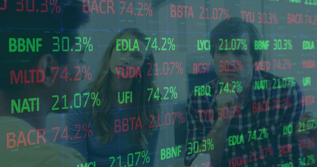 Analyzing Stock Market Data with Digital Projections