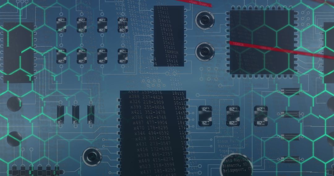 Abstract Digital Circuit with Networking Connections - Free Images, Stock Photos and Pictures on Pikwizard.com