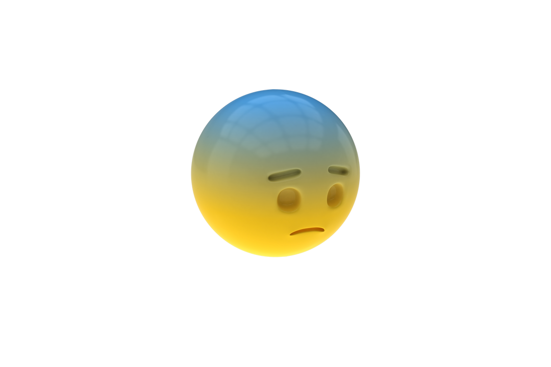 Transparent 3D Emoji with Sad Expression - Download Free Stock Images Pikwizard.com