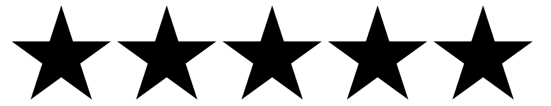 Transparent Vector Decorative Black Stars Design