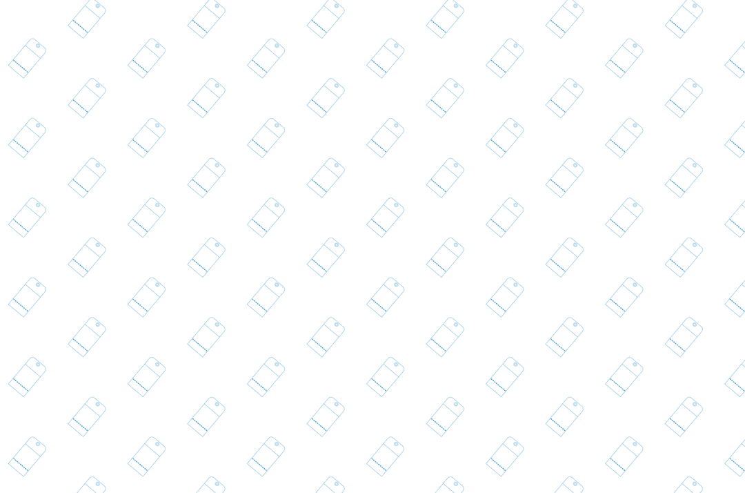 Blue Tag Pattern on Transparent Background Creative Design