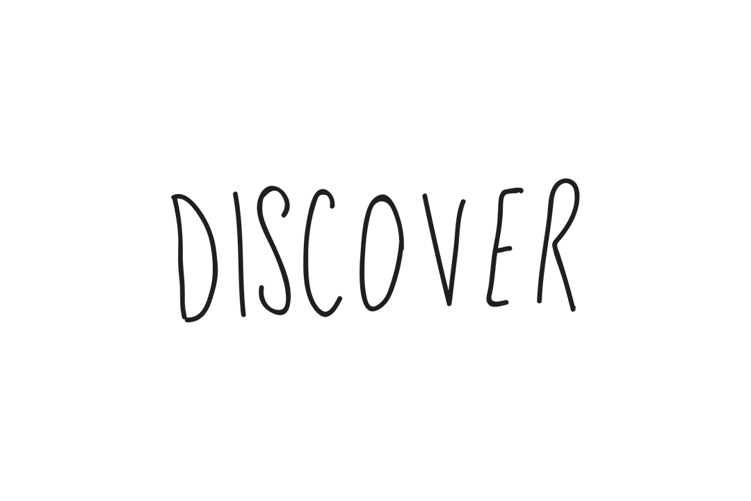Handwritten Discover Text on Transparent Background